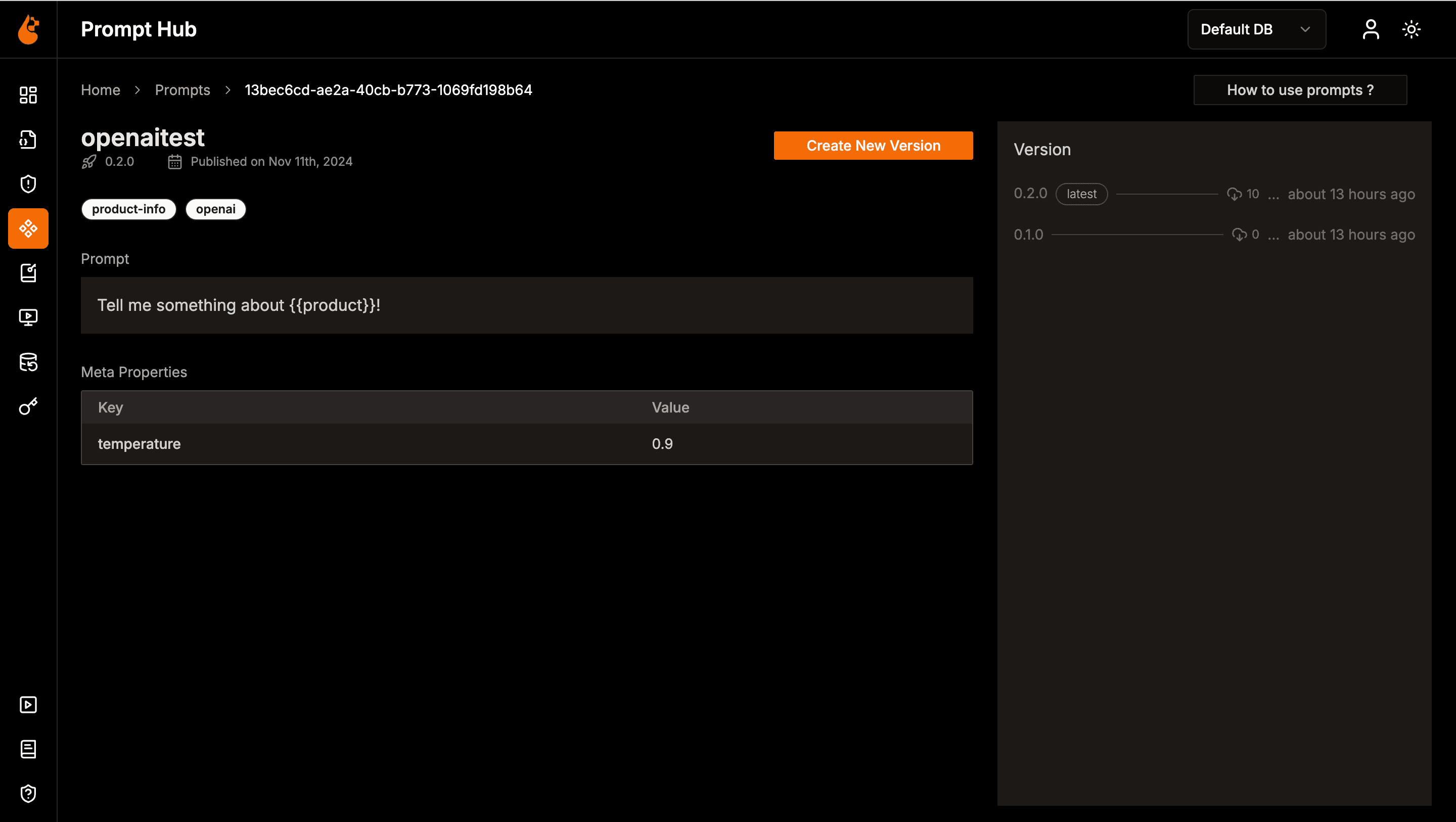 Centralized Prompt Repository